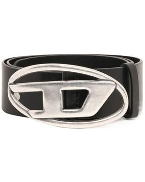 DIESEL B-1Dr D Buckle Belt - White