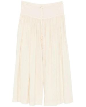The Row Long Drawstring Skirt - White