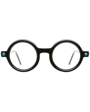 Kuboraum P1 Round-Frame Glasses - Multicolor