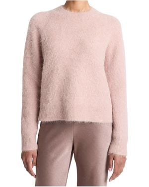 Vince Long-Sleeved Crewneck Jumper - Pink