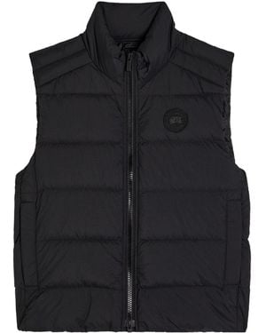 Canada Goose Horizontal Quilting Stand-Collar Down Vest - Black
