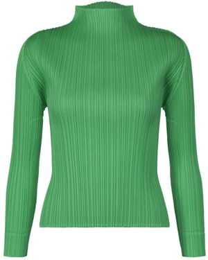 Pleats Please Issey Miyake Pleats Please Issey Miyake Monthly Colors March Shirt - Green