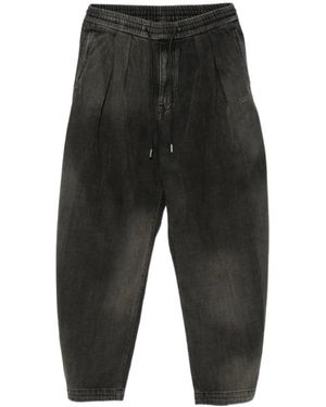 Juun.J Pleated Jeans - Black