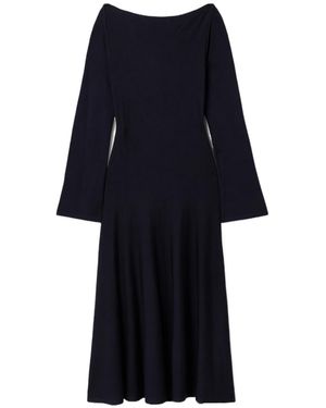 KHAITE Long-Sleeved Dress - Blue