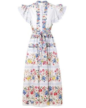 Mary Katrantzou Fresh Printed Dress - White