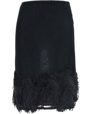 Semicouture Semi Couture Camilla Ramage Lace Skirt - Black