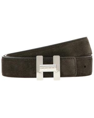 Hogan Reversible Belt - White