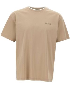 Mackage Logo Trim T-Shirt - Natural