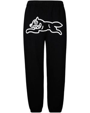 ICECREAM Running Dog Graphic Joggers - Black