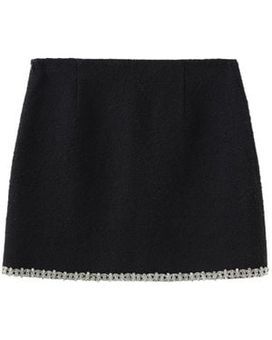 Marissa Chiara Diamond Hem Skirt - Black