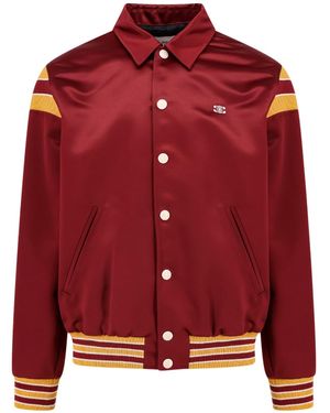 Celine Triomphe Teddy Jacket - Red