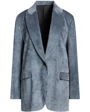 Brunello Cucinelli Corduroy Suit Jacket - Blue