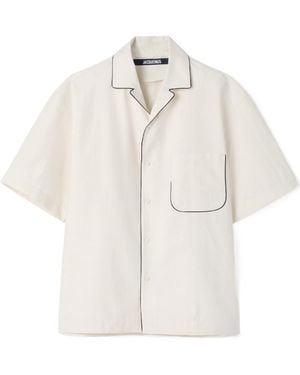 Jacquemus Short-Sleeved Shirt - White