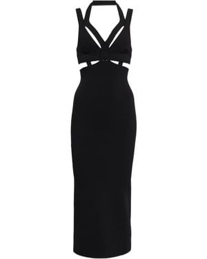 Dion Lee Open-Necked Sleeveless Dress - Black