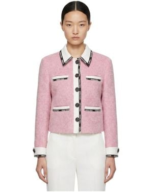 Marissa Chiara Logo Webbing Jacket - Pink