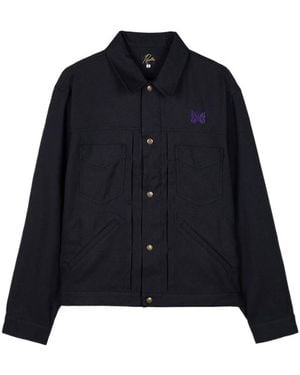 Needles Long-Sleeved Casual Jacket - Blue