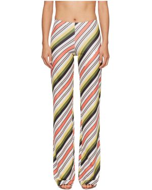 Jean Paul Gaultier Multicolored Striped Pants