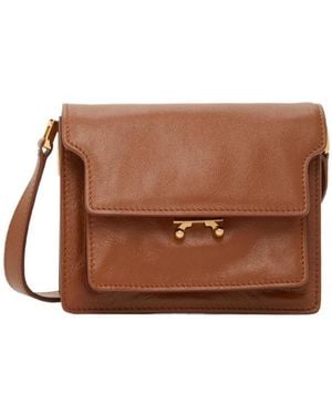 Marni Truck Strapped Mini Crossbody Bag - Brown