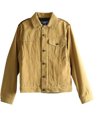 Junya Watanabe Panelled Trucker Jacket - Yellow