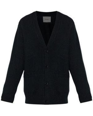 Lisa Yang Wilson Pocket Button Cardigan - Blue