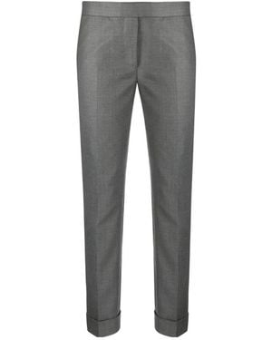 Thom Browne Lowrise Skinny Trouser - Gray