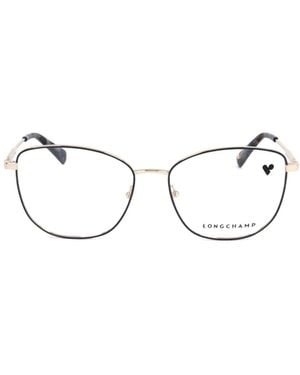 Longchamp Square Frame Glasses - White