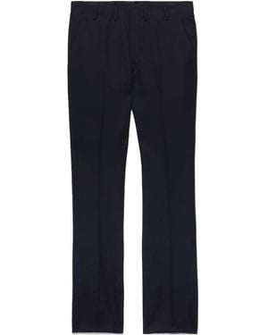 Prada Wool Trousers - Blue