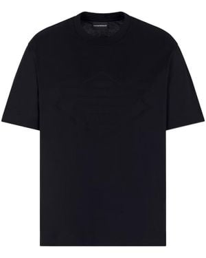 Emporio Armani Crew-Neck Cotton T-Shirt - Black
