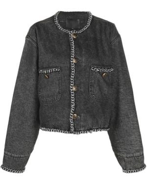 R13 Long-Sleeved Casual Jacket - Black