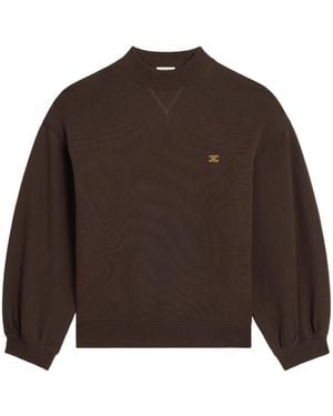 Celine Loose Sweatshirt - Brown