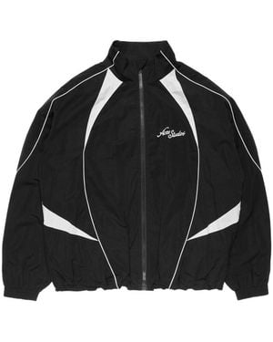 Acne Studios Technical Logo Track Jacket - Black