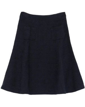N°21 A-Line Midi Skirt - Blue