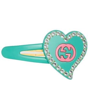 Gucci Interlocking G Hair Clip - Blue