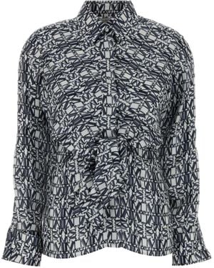 Max Mara Long-Sleeved Shirt - Grey