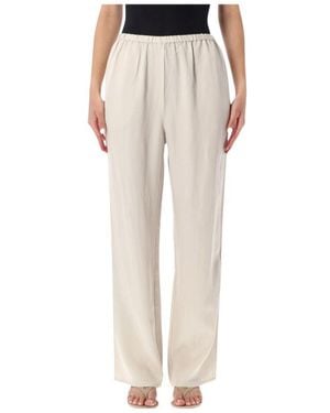 Frankie Shop Bruna Linen Soft Trousers - Natural