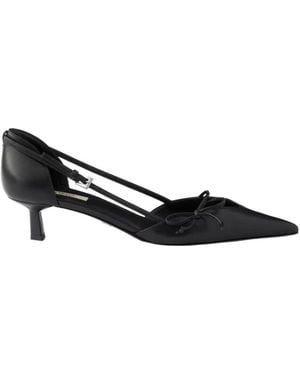 Prada Pointed-Toe High Heels - Black