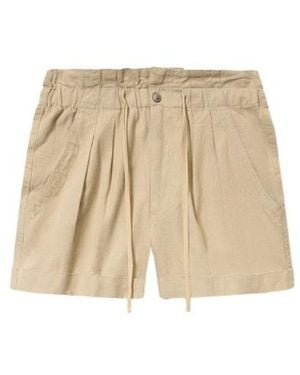 Isabel Marant Nirma Pleated Shorts - Natural