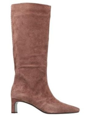Rag & Bone Solid-Colored Suede Ankle Boots - Brown