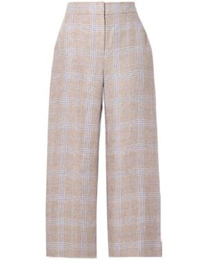 Veronica Beard Wide-Leg Casual Pants - Gray