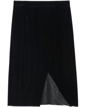 Zadig & Voltaire Velvet Skirt - Black