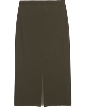 Frankie Shop Suva Sheer Skirt - Green