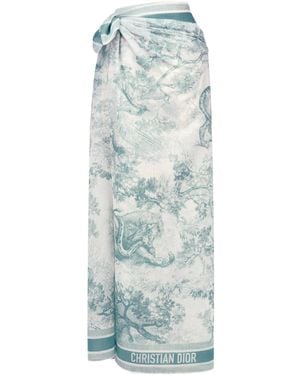 Dior Iviera Toiledejouysauvage Sarong - Blue