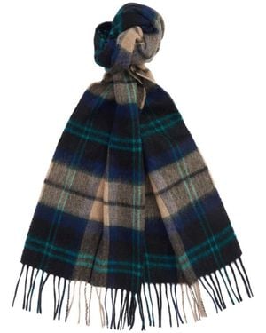 Barbour Fringed Scarf - Blue