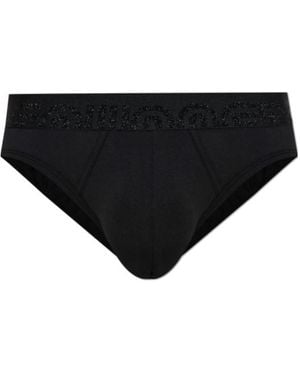 DSquared² Elastic Waist Briefs - Black