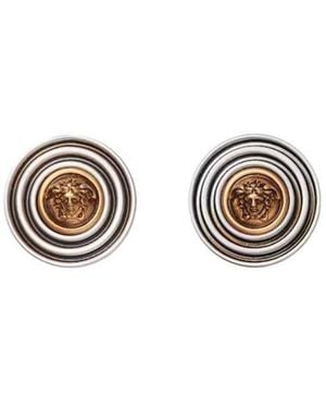 Versace Orbit Earrings - Metallic