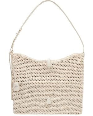 Polo Ralph Lauren Polo Play Woven Cross Body Bag - White