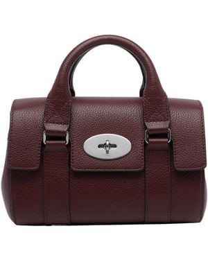 Mulberry Turnlock Fastened Tote Bag - Purple