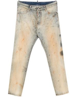 DSquared² Belt Loop Denim Pants - Natural