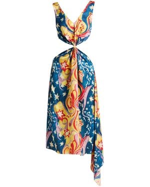 Marni Midi Dress - Blue