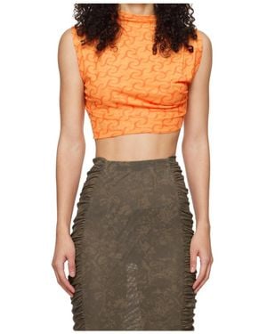 Jade Cropper Asymmetrical T-Shirt - Multicolor